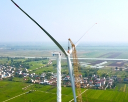 安徽阜阳-XLC17000 全球首台185米混塔风机